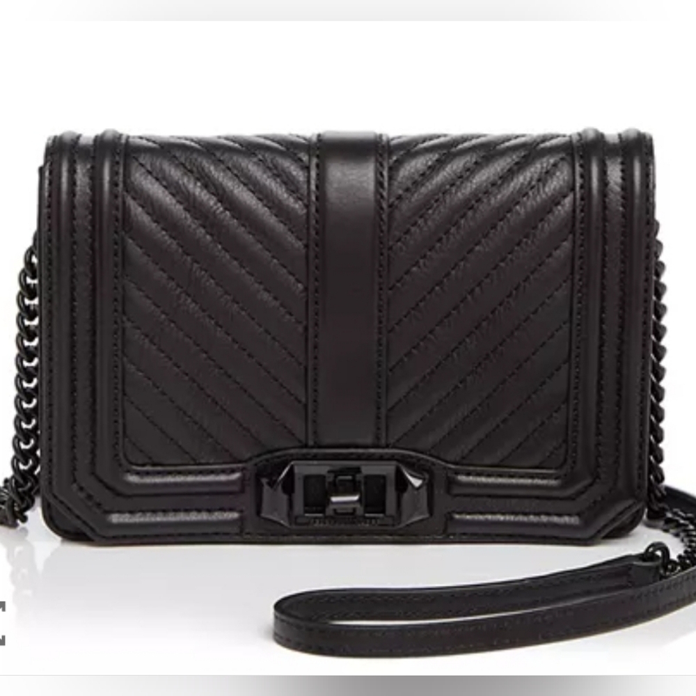 Rebecca MinkoffLove Chevron Quilt Small Leather Crossbody